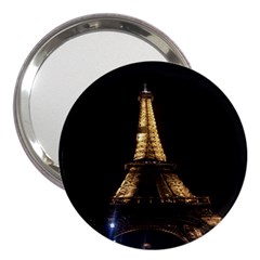 Tour Eiffel Paris Nuit 3  Handbag Mirrors by kcreatif