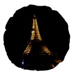 Tour Eiffel Paris Nuit Large 18  Premium Round Cushions Front