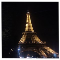 Tour Eiffel Paris Nuit Wooden Puzzle Square by kcreatif