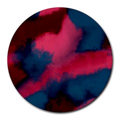 Dégradé Rose/bleu Round Mousepads