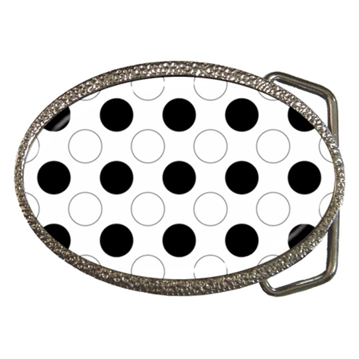 Background Dot Pattern Belt Buckles