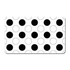 Background Dot Pattern Magnet (rectangular) by HermanTelo