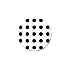 Background Dot Pattern Golf Ball Marker (4 Pack) by HermanTelo