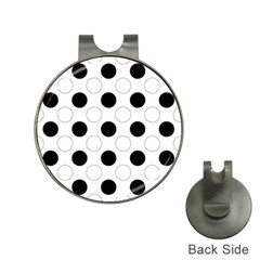 Background Dot Pattern Hat Clips With Golf Markers