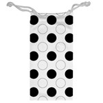 Background Dot Pattern Jewelry Bag Back