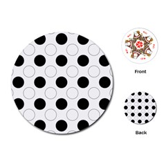 Background Dot Pattern Playing Cards Single Design (round) by HermanTelo