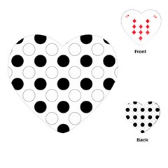 Background Dot Pattern Playing Cards Single Design (heart) by HermanTelo