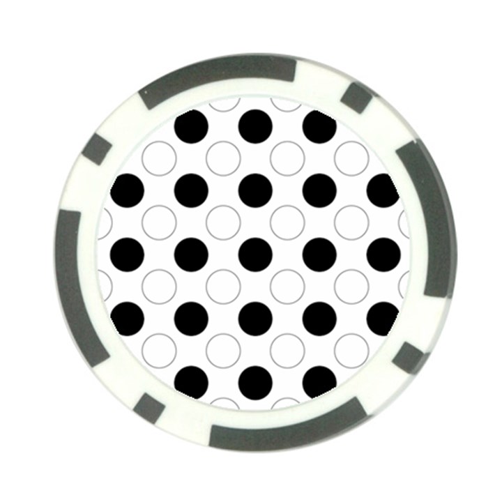 Background Dot Pattern Poker Chip Card Guard