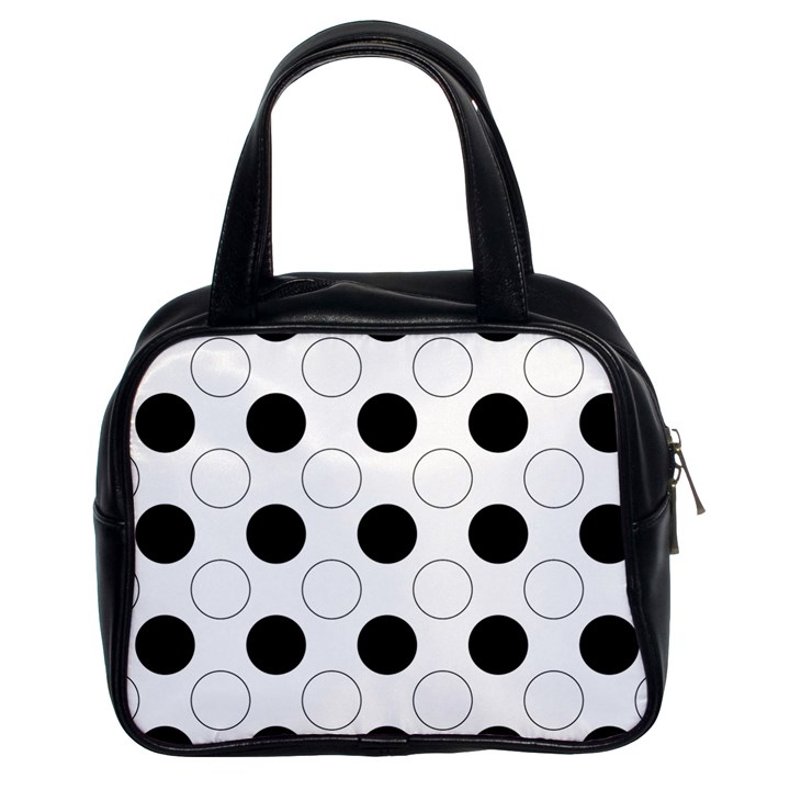 Background Dot Pattern Classic Handbag (Two Sides)