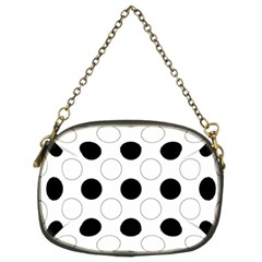 Background Dot Pattern Chain Purse (two Sides)