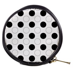 Background Dot Pattern Mini Makeup Bag