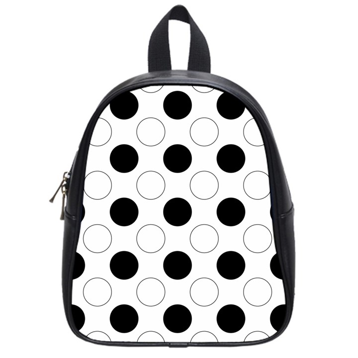 Background Dot Pattern School Bag (Small)