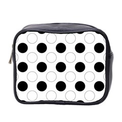 Background Dot Pattern Mini Toiletries Bag (two Sides)