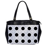 Background Dot Pattern Oversize Office Handbag Front