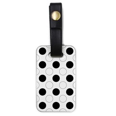 Background Dot Pattern Luggage Tag (one Side)