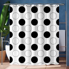 Background Dot Pattern Shower Curtain 60  X 72  (medium) 