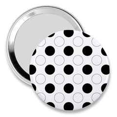 Background Dot Pattern 3  Handbag Mirrors by HermanTelo