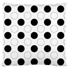 Background Dot Pattern Large Flano Cushion Case (one Side)