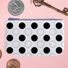 Background Dot Pattern Large Coin Purse