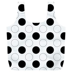 Background Dot Pattern Full Print Recycle Bag (xxxl)