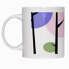 Forest Trees Nature Plants White Mugs by HermanTelo