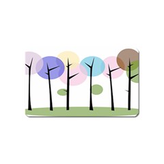 Forest Trees Nature Plants Magnet (name Card)