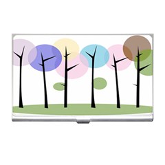 Forest Trees Nature Plants Business Card Holder