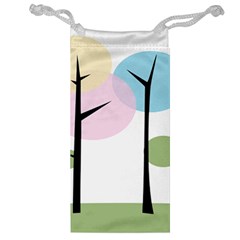 Forest Trees Nature Plants Jewelry Bag