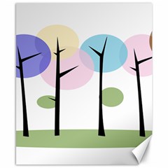 Forest Trees Nature Plants Canvas 8  X 10 