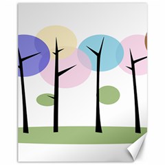 Forest Trees Nature Plants Canvas 11  X 14  by HermanTelo