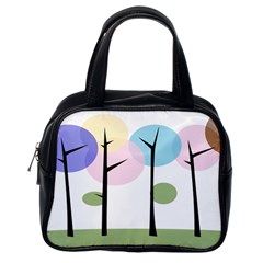 Forest Trees Nature Plants Classic Handbag (one Side)