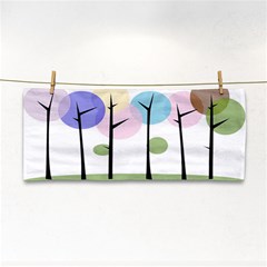 Forest Trees Nature Plants Hand Towel