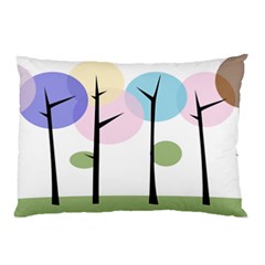 Forest Trees Nature Plants Pillow Case