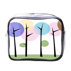 Forest Trees Nature Plants Mini Toiletries Bag (one Side) by HermanTelo