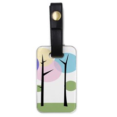 Forest Trees Nature Plants Luggage Tag (one Side)