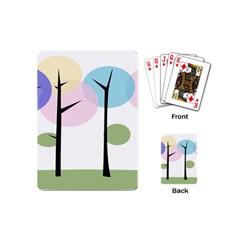 Forest Trees Nature Plants Playing Cards Single Design (mini)