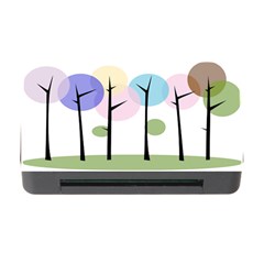 Forest Trees Nature Plants Memory Card Reader With Cf