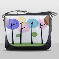 Forest Trees Nature Plants Messenger Bag