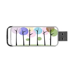 Forest Trees Nature Plants Portable Usb Flash (two Sides)