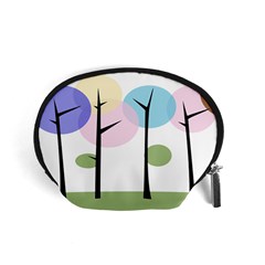 Forest Trees Nature Plants Accessory Pouch (small)