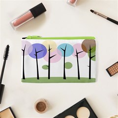 Forest Trees Nature Plants Cosmetic Bag (xs)