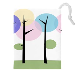 Forest Trees Nature Plants Drawstring Pouch (4xl)