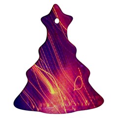 Abstrait Lumière Christmas Tree Ornament (two Sides) by kcreatif