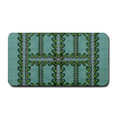 Rainforest Vines And Fantasy Flowers Medium Bar Mats by pepitasart