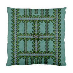 Rainforest Vines And Fantasy Flowers Standard Cushion Case (one Side) by pepitasart