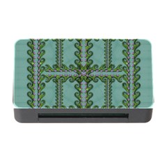 Rainforest Vines And Fantasy Flowers Memory Card Reader With Cf by pepitasart