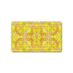 Vivid Warm Ornate Pattern Magnet (Name Card)