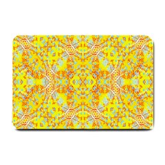 Vivid Warm Ornate Pattern Small Doormat 