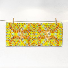 Vivid Warm Ornate Pattern Hand Towel