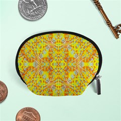 Vivid Warm Ornate Pattern Accessory Pouch (Small)